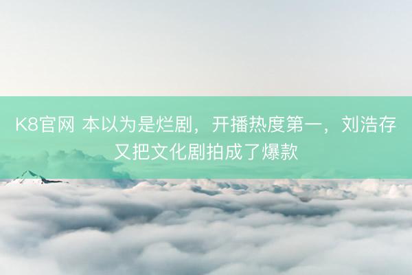 K8官网 本以为是烂剧，开播热度第一，刘浩存又把文化剧拍成了爆款